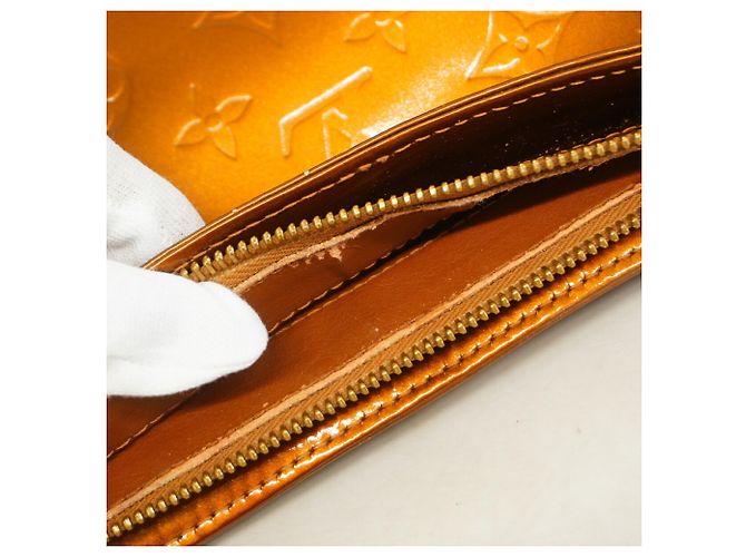 Borsa Tote Louis Vuitton Vernis Houston Bronzo - vista 6