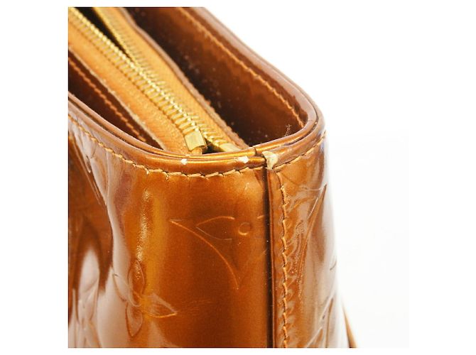 Borsa Tote Louis Vuitton Vernis Houston Bronzo - vista 8