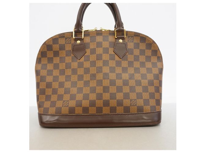 Borsa Louis Vuitton Damier Alma Damier ebene - vista 9