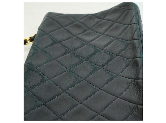 Borsa a tracolla con catena Chanel Matelassé Nero - vista 10