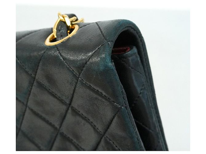 Borsa a tracolla con catena Chanel Matelassé Nero - vista 7