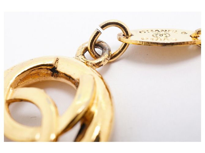 Bracciale con ciondoli placcato oro Chanel D'oro - vista 6