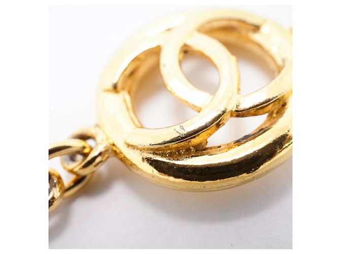 Bracciale con ciondoli placcato oro Chanel D'oro - vista 7
