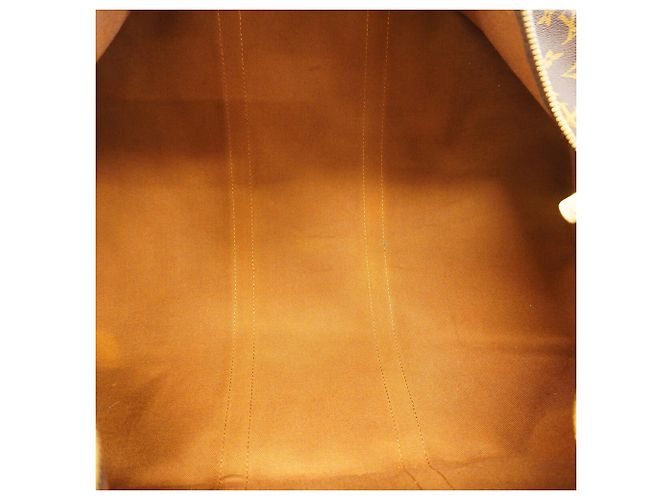 Borsa Louis Vuitton Monogram Keepall Bandoulière 55 Marrone - vista 4