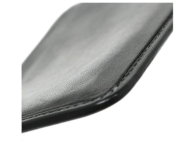 Tarjetero Chanel Cambon de piel de cordero acolchada Negro - vista 6