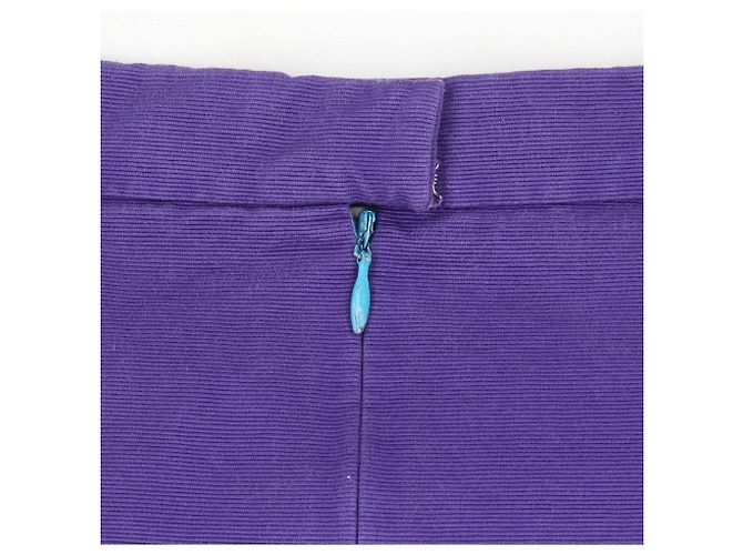 Falda Chanel de algodón morada años 90 Púrpura - vista 4
