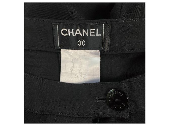 Pantalones Chanel años 2000 Negro - vista 3
