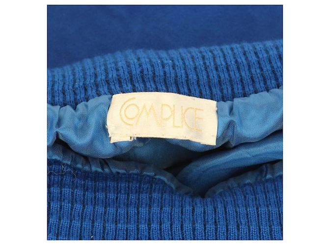 Autre Marque Gonna lunga Complice in camoscio blu elettrico - vista 6