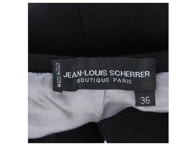 Jean Louis Scherrer Pantalones Jean-Louis Scherrer de los 90 Negro - vista 5