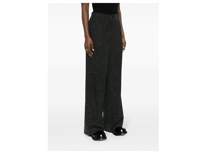 Pantalones Chanel años 2000 Gris - vista 3