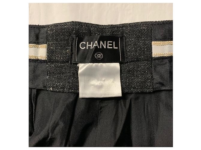 Pantalones Chanel años 2000 Gris - vista 6