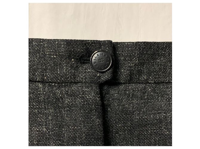Pantalones Chanel años 2000 Gris - vista 7