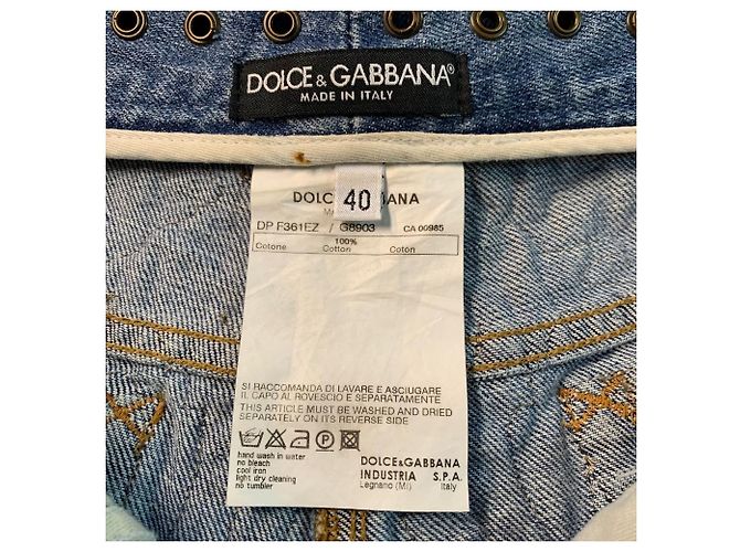 Jeans Dolce & Gabbana de los años 2000 Azul claro - vista 6