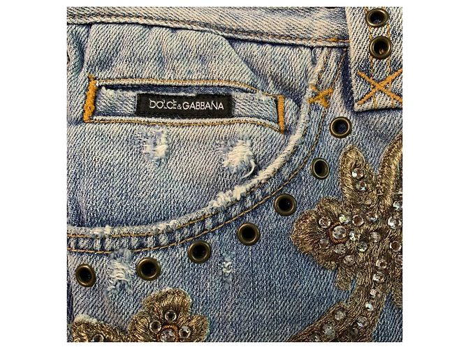 Jeans Dolce & Gabbana de los años 2000 Azul claro - vista 7
