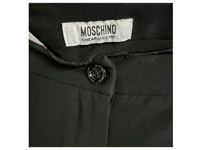 Pantalones Moschino 90s Negro - vista 6