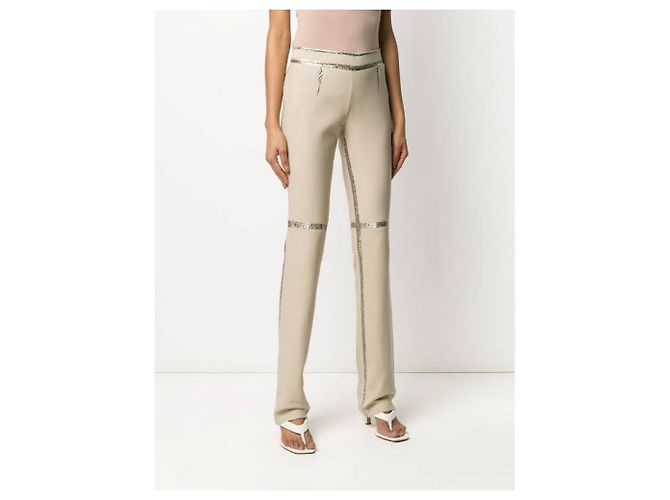 Pantalones Gianfranco Ferré años 90 Beige - vista 2
