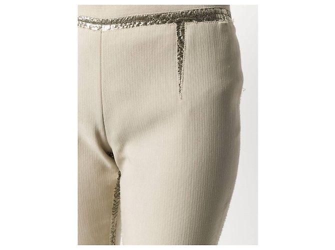 Pantalones Gianfranco Ferré años 90 Beige - vista 5