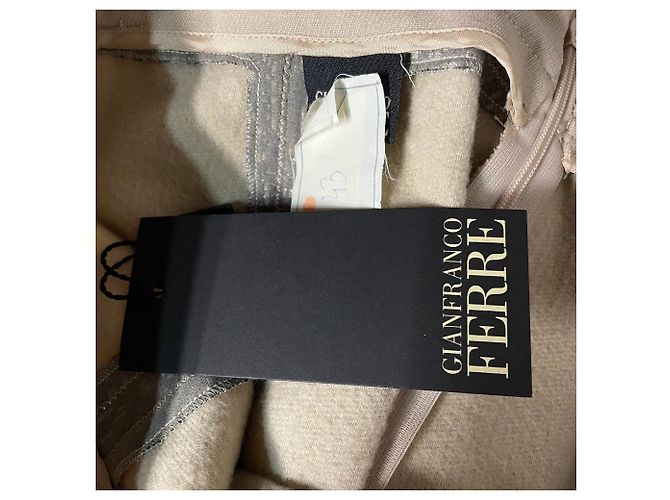 Pantalones Gianfranco Ferré años 90 Beige - vista 6
