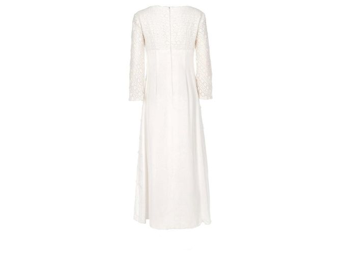 Autre Marque Vestido de novia A.N.G.E.L.O. Vintage Cult de los años 1960 Blanco - vista 2