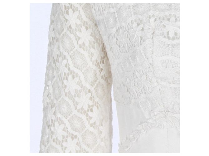 Autre Marque Vestido de novia A.N.G.E.L.O. Vintage Cult de los años 1960 Blanco - vista 6