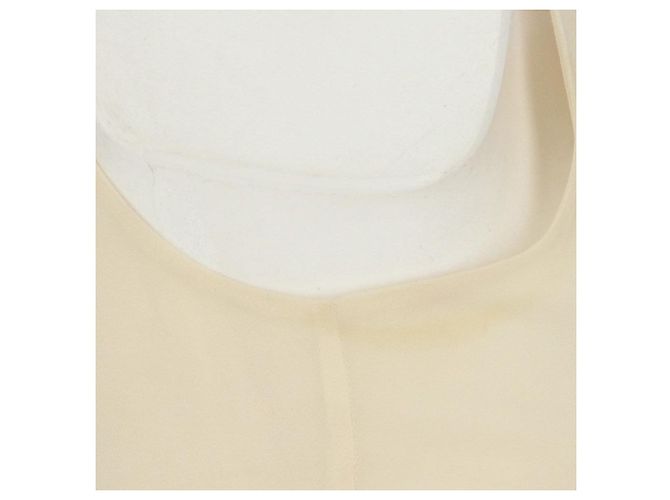 Autre Marque Top sin mangas Etoile de seda crema Crudo - vista 8