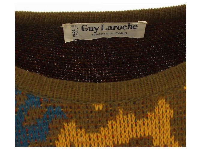Guy Laroche Kleid aus den 80ern Mehrfarben - Ansicht 4