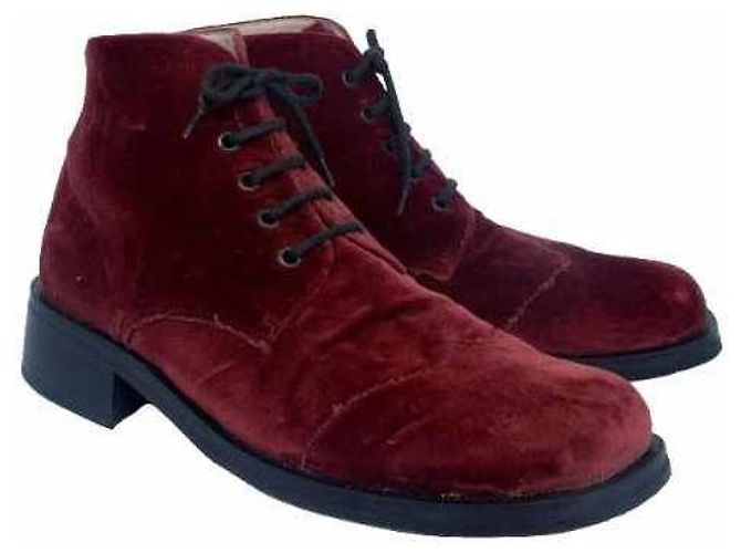 Stivaletti Romeo Gigli anni '90 Rosso - vista 3