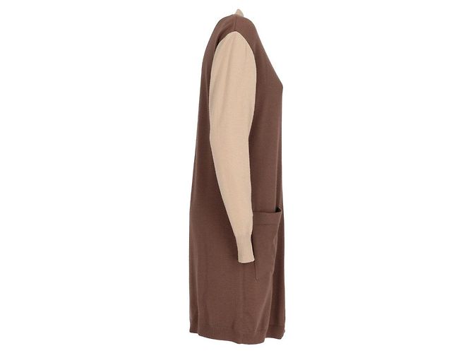 Céline Wollcardigan braun beige 90er Jahre - Ansicht 2