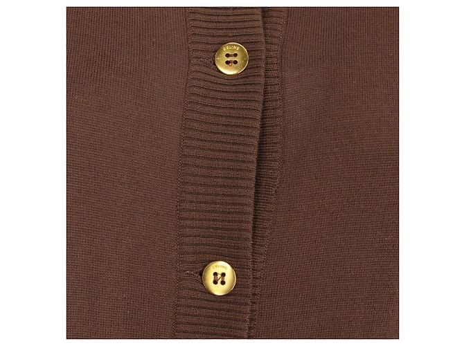 Céline Wollcardigan braun beige 90er Jahre - Ansicht 4