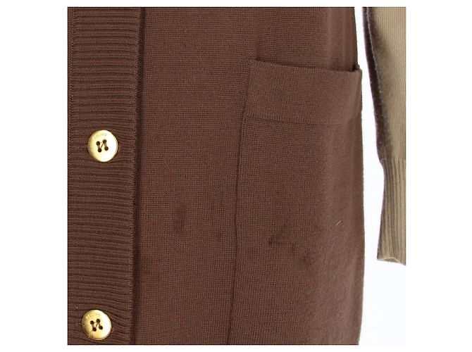 Céline Wollcardigan braun beige 90er Jahre - Ansicht 6