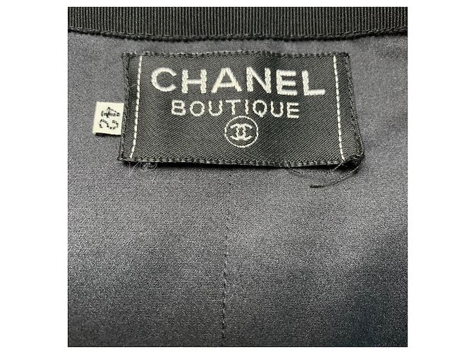 Abrigo Chanel negro con lentejuelas - vista 6