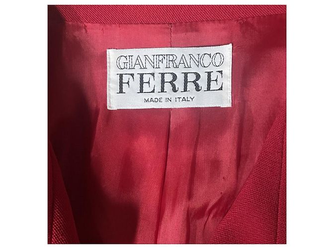 Giacca Gianfranco Ferré anni 80 Rosso - vista 7
