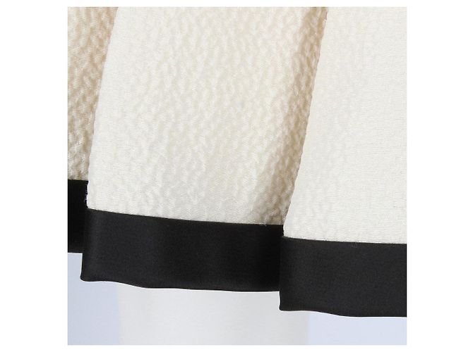 Autre Marque 6267 Kleid aus Wollmischung weiß schwarz - Ansicht 6