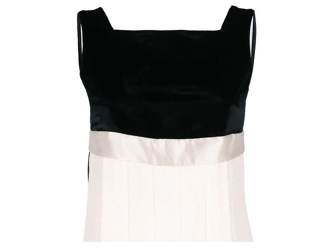 Autre Marque 6267 Kleid aus Wollmischung weiß schwarz - Ansicht 7