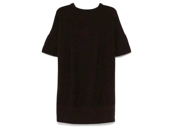 Vestido Hermès de punto de yak marrón Castaño - vista 2