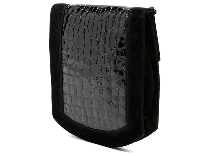 Borsa Yves Saint Laurent 70s Nero - vista 3
