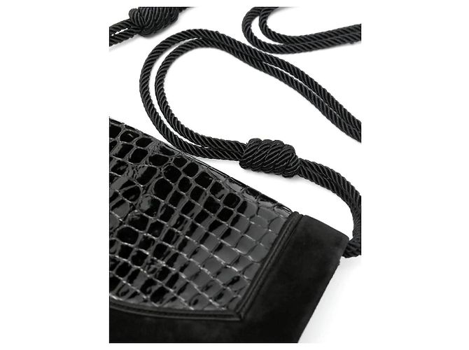 Borsa Yves Saint Laurent 70s Nero - vista 4