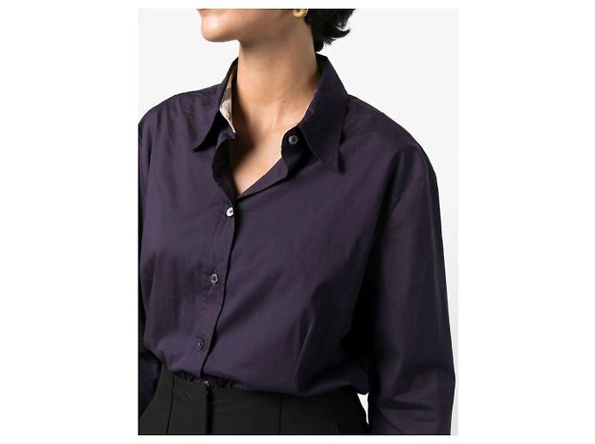 Burberry Camicia anni 2010 Porpora - vista 2