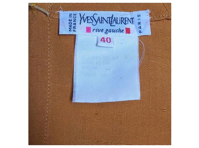 Yves Saint Laurent Kleid aus den 80ern Orange - Ansicht 7