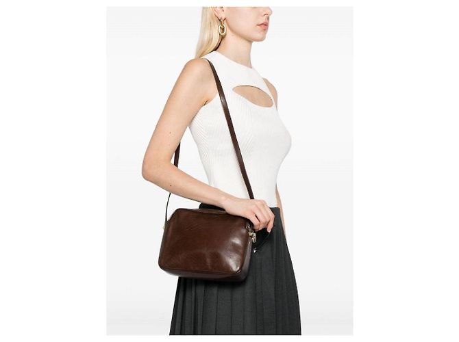 Salvatore Ferragamo Borsa anni '70 Marrone - vista 2