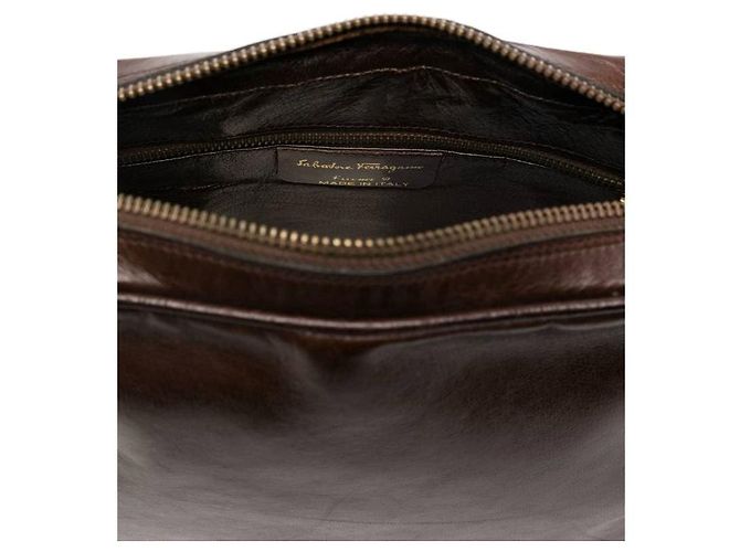 Salvatore Ferragamo Borsa anni '70 Marrone - vista 5