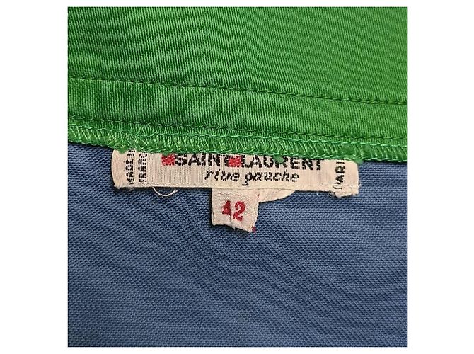 Top Yves Saint Laurent anni '70 Blu chiaro - vista 6