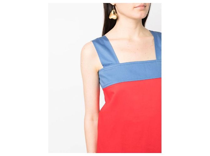 Top Yves Saint Laurent anni '70 Rosso - vista 3