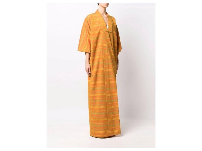 Autre Marque A.N.G.E.L.O. Vintage Cult 70s Kimono Arancione - vista 2