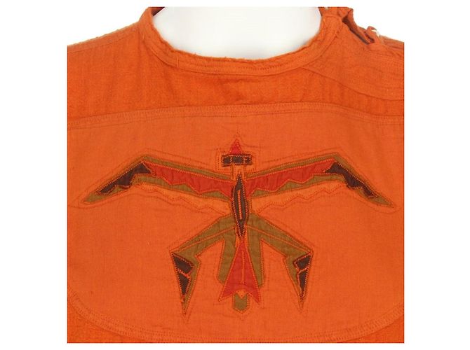 Autre Marque A.N.G.E.L.O. Vintage Cult 70s dress Orange - view 4