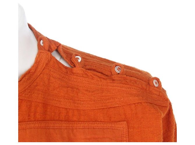 Autre Marque A.N.G.E.L.O. Vintage Cult 70s dress Orange - view 5