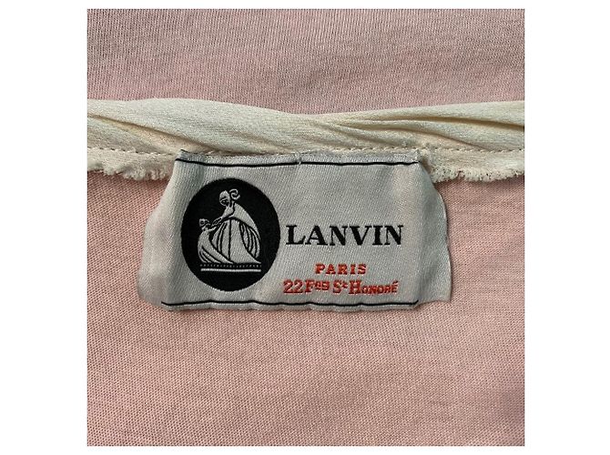 Blusa Lanvin in cotone e seta rosa - vista 7