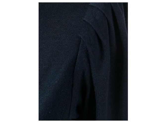 Vestido midi Emanuel Ungaro azul de mezcla de algodón - vista 5