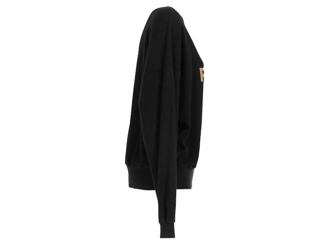Sonia Rykiel Pullover aus den 80ern Schwarz - Ansicht 2