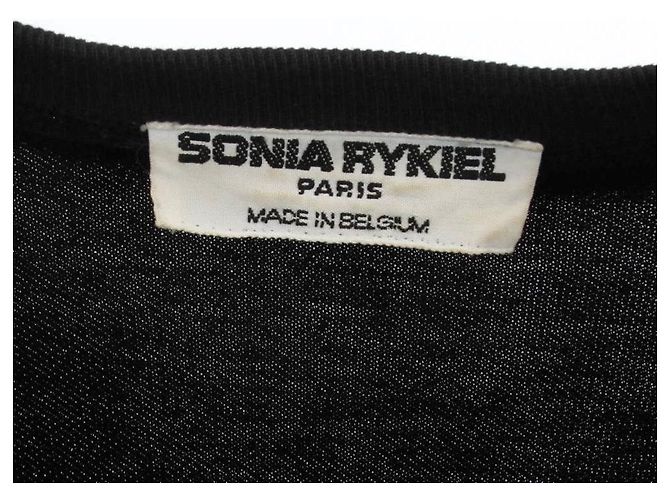 Sonia Rykiel Pullover aus den 80ern Schwarz - Ansicht 4